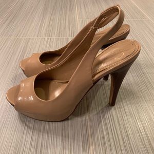 Jessica Simpson “Agyness2” Slingback peeptoe